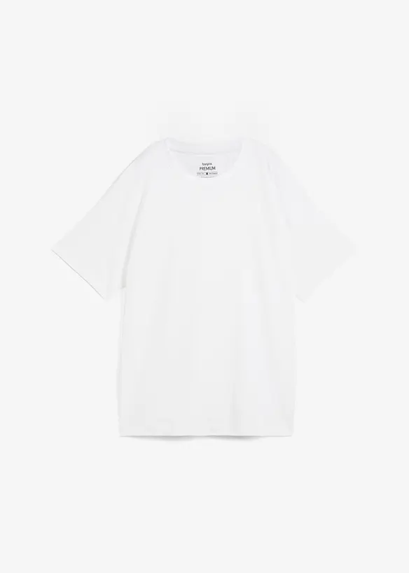 Oversize tričko z těžšího materiálu, z čisté organické bavlny, bonprix