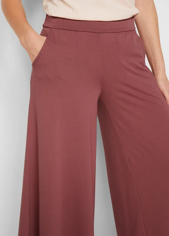 Kalhoty Culotte na doma, se širokými nohavicemi, bonprix