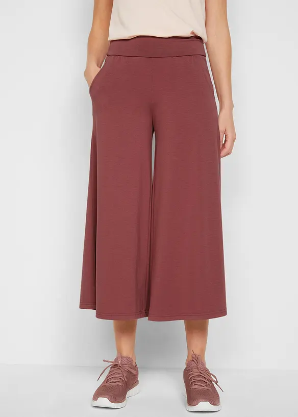 Kalhoty Culotte na doma, se širokými nohavicemi, bonprix