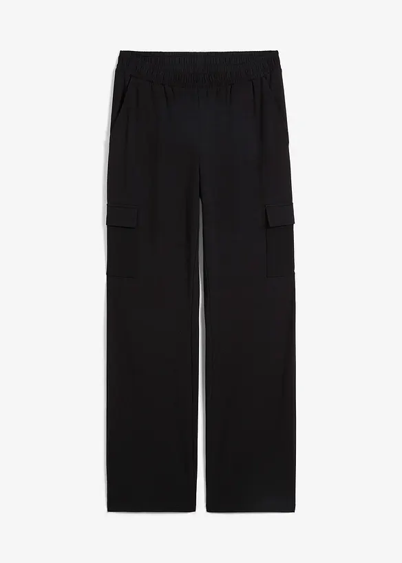 Sportovní kalhoty z elastické bavlněné směsi, bonprix