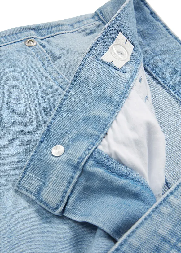 Strečové džíny s nastavitelným pasem, Loose Fit, Straight, bonprix