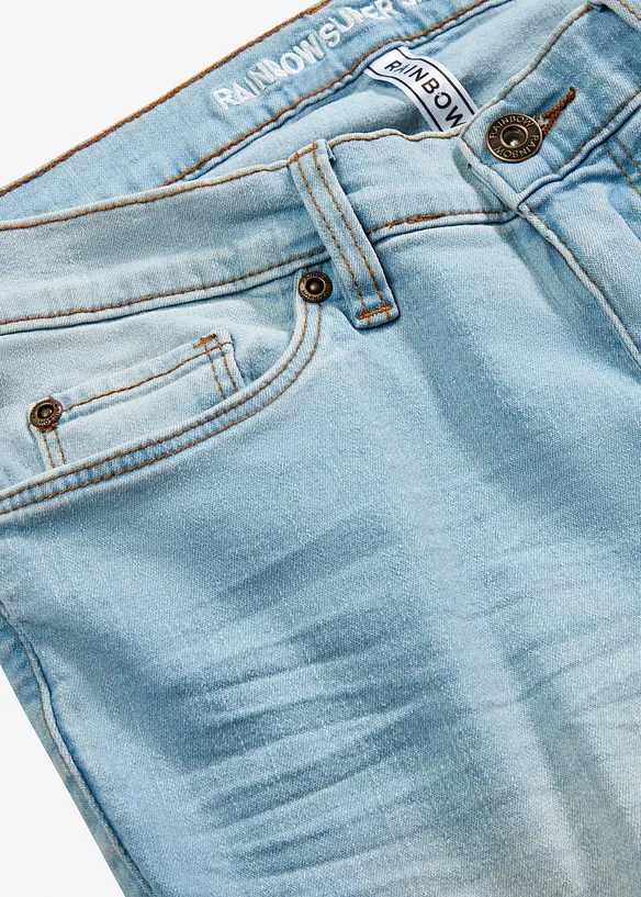 Džíny Super Skinny, Mid Waist, zkrácené, bonprix