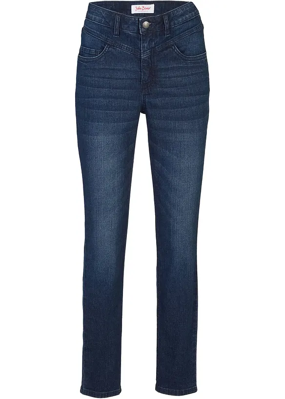 Skinny džíny High Waist, zkrácené, bonprix