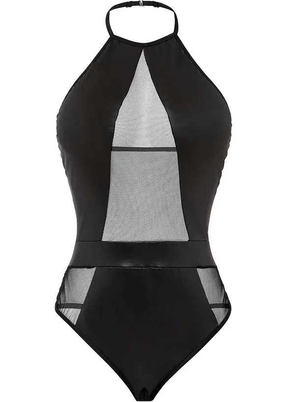 Stringbody ouvert ve vzhledu Wet, bonprix