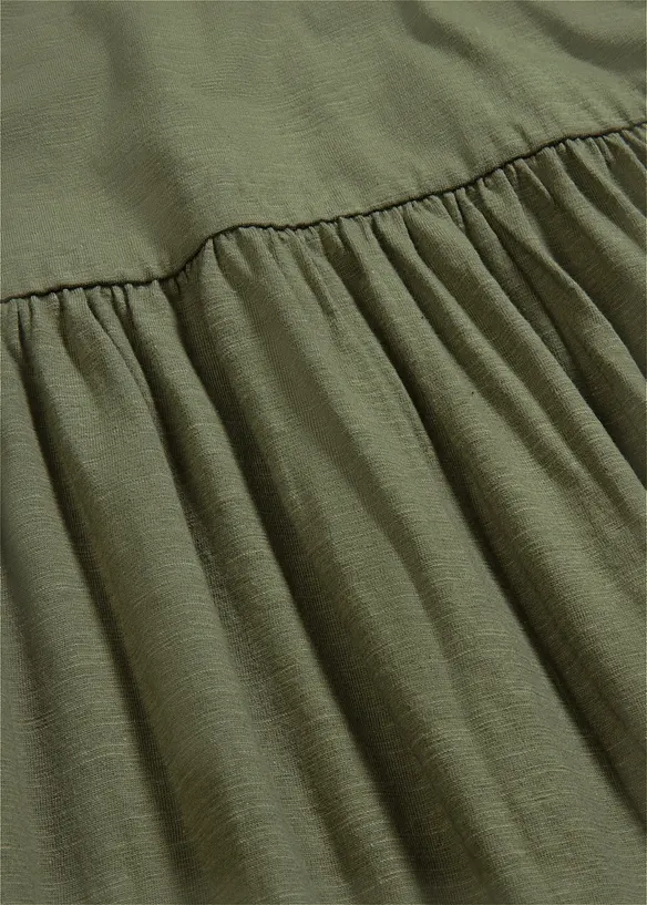 Midi šaty z čisté organické bavlny, bonprix