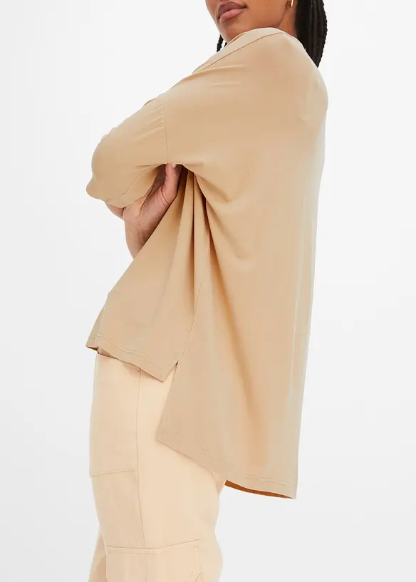 Boxy tričko z měkké viskózové směsi, bonprix