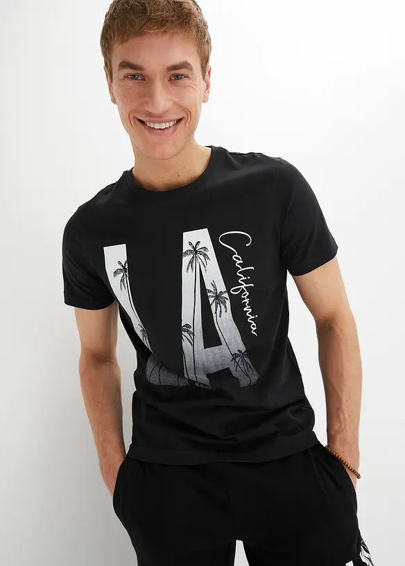 Tričko z čisté organické bavlny, Slim Fit, bonprix