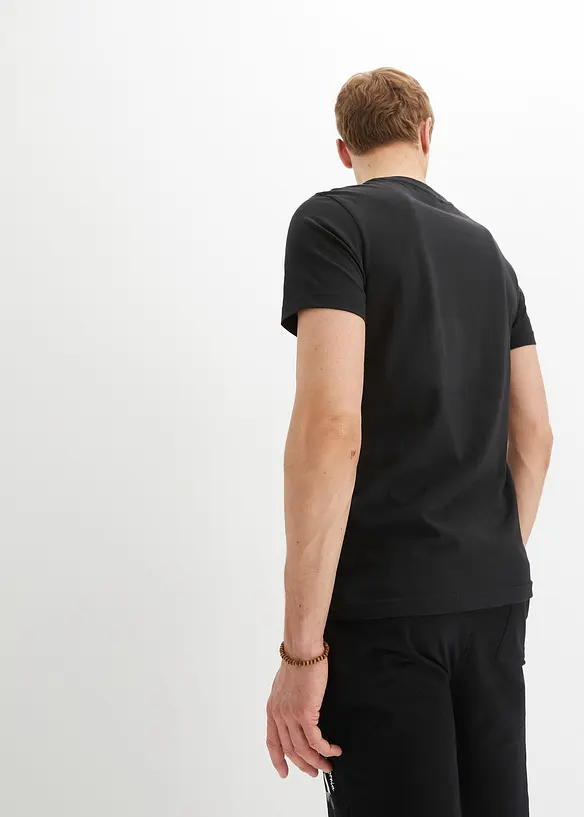 Tričko z čisté organické bavlny, Slim Fit, bonprix