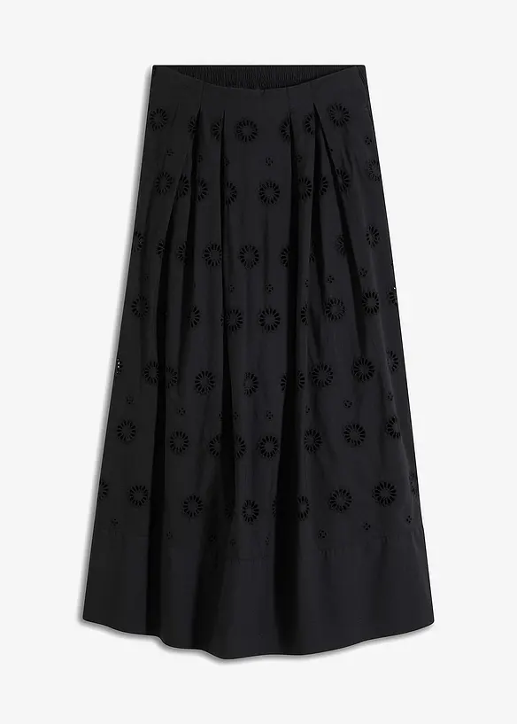 Dlouhá sukně z organické bavlny, bonprix