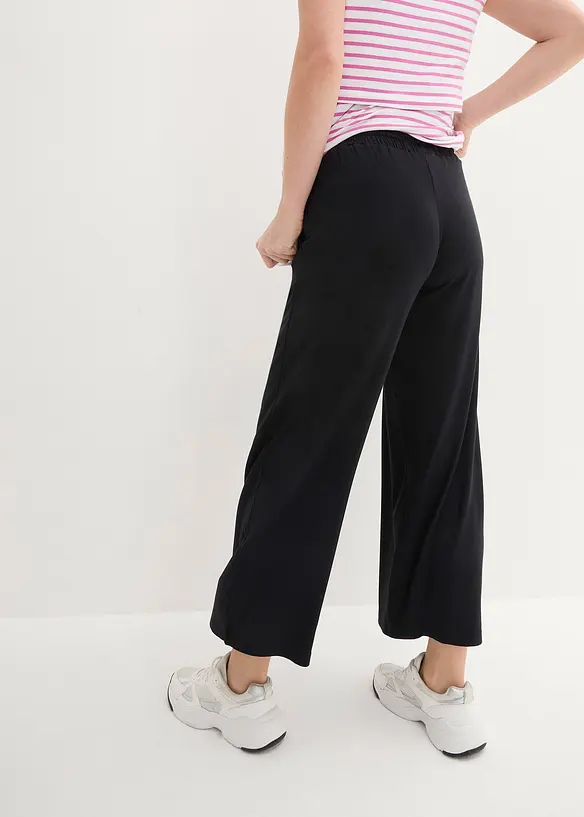 Těhotenské kalhoty Culotte z měkké viskózy, Loose Fit, bonprix