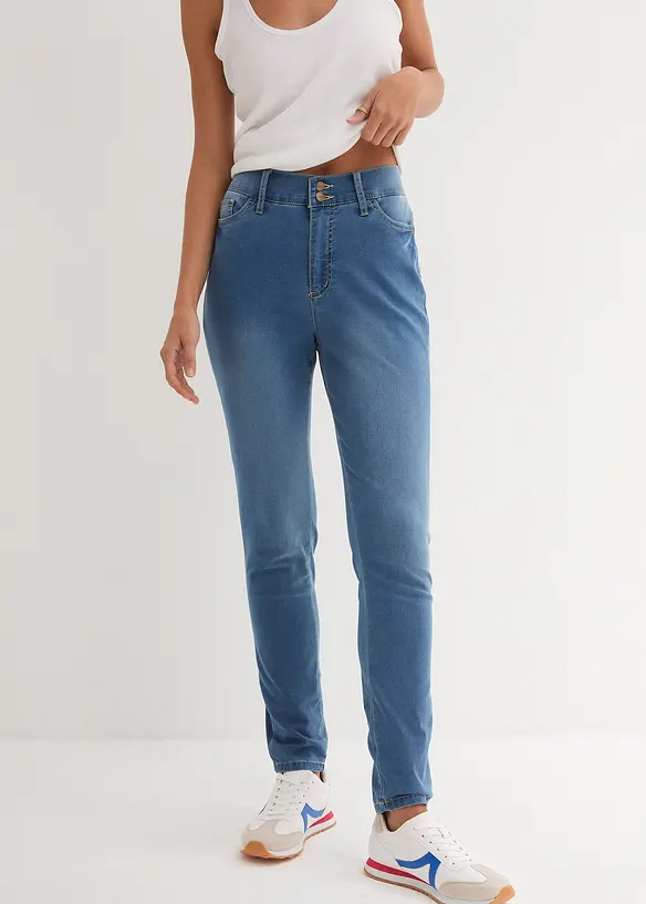 Super strečové džíny Slim Fit, High Waist, bonprix