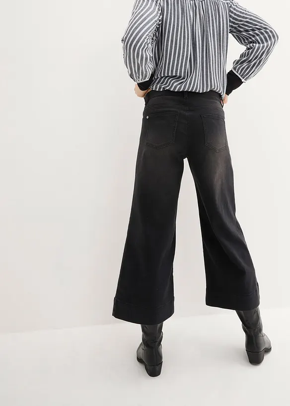 7/8 Ultra Soft džíny Culotte, bonprix