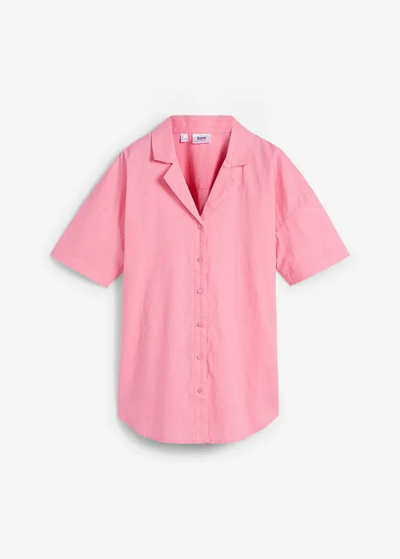Volná oversize halenka z lehké lněné směsi, bonprix