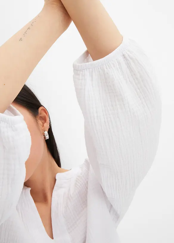 Oversize halenka z mušelínu, bonprix