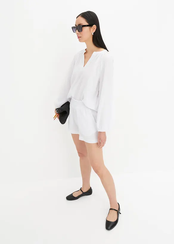 Oversize halenka z mušelínu, bonprix