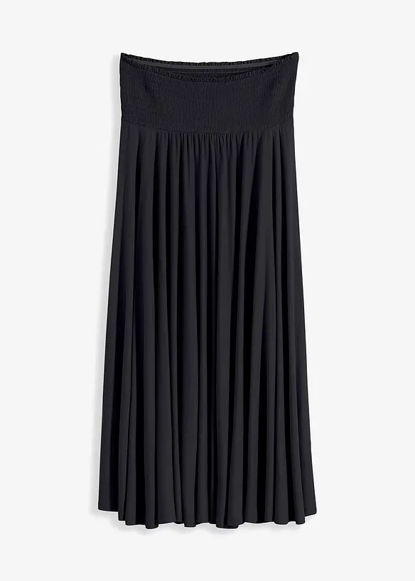 Žerzejová sukně ze splývavé viskózy, bonprix