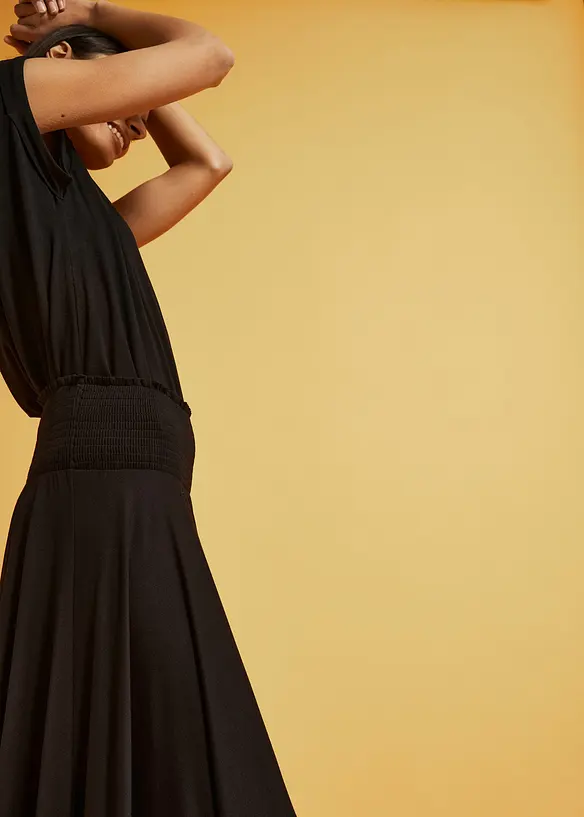 Žerzejová sukně ze splývavé viskózy, bonprix