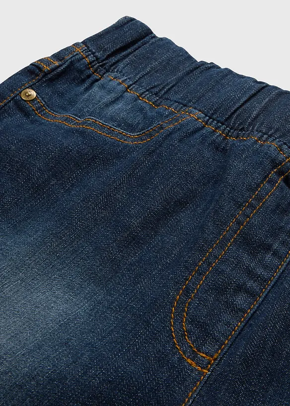 Džíny Slim Fit, Mid Waist, bavlna, bonprix