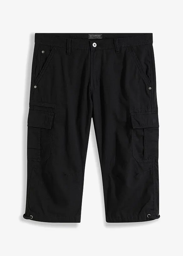 Dlouhé cargo bermudy, Regular Fit, z čisté bavlny, bonprix