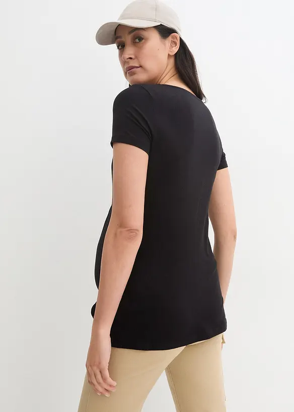 Těhotenské/kojicí tričko 2v1 (2 ks v balení), bonprix