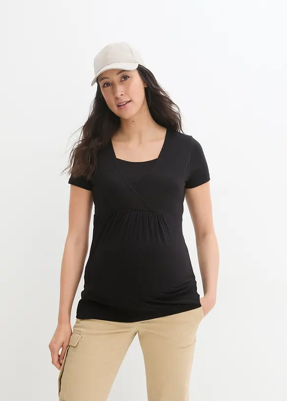 Těhotenské/kojicí tričko 2v1 (2 ks v balení), bonprix