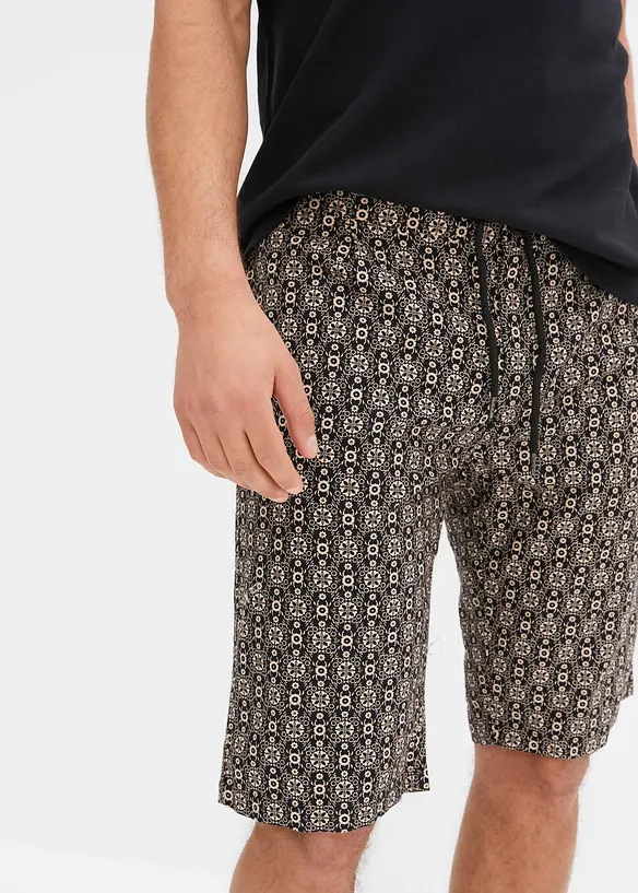 Lněné chino bermudy, bonprix