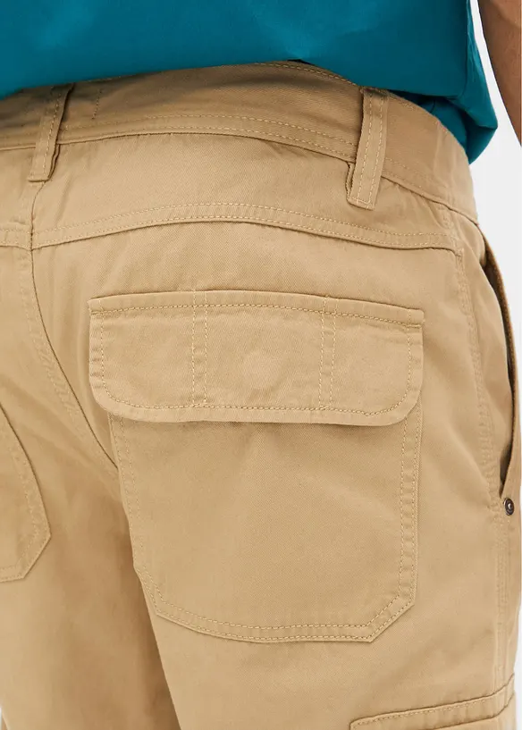 Cargo bermudy z čisté bavlny, Regular Fit, bonprix