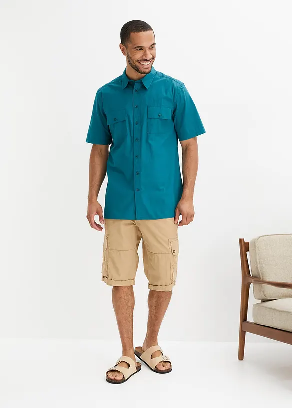 Cargo bermudy z čisté bavlny, Regular Fit, bonprix