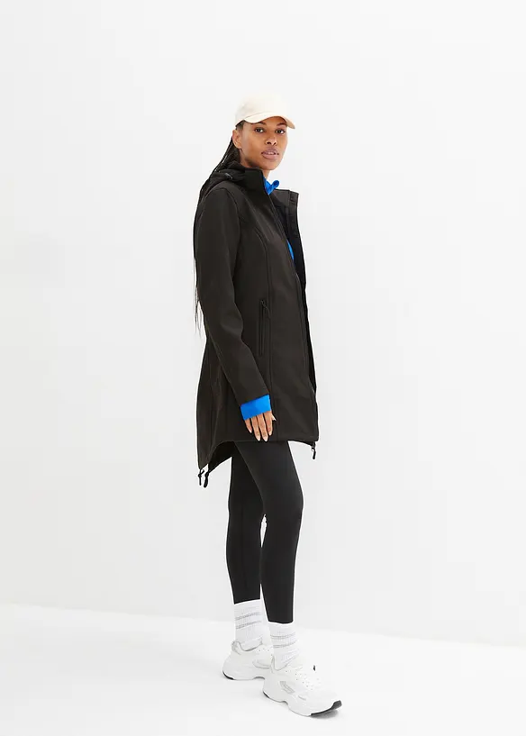 Softshellová parka, vodoodpudivá, bonprix