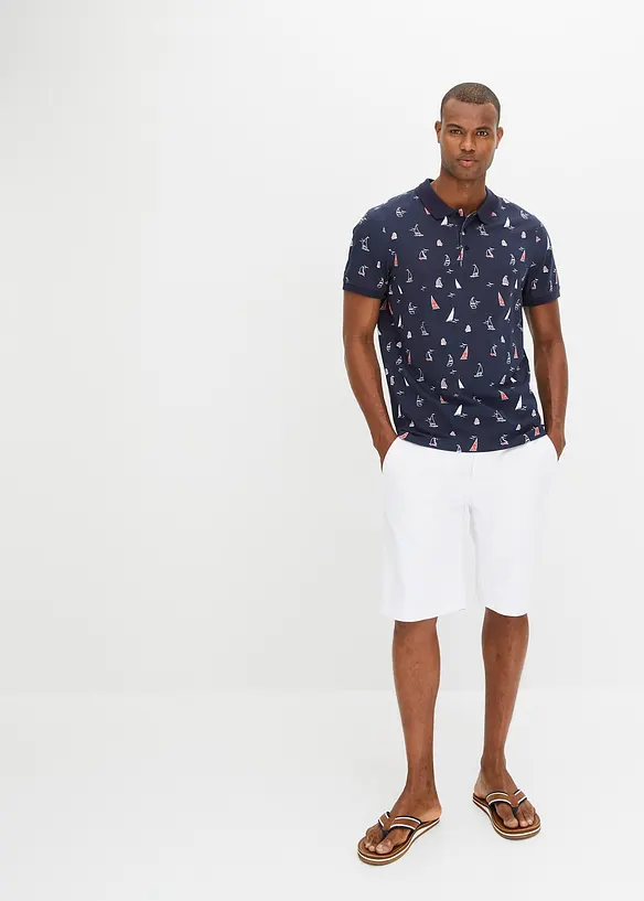 Chino bermudy z čisté bavlny, Regular Fit, bonprix