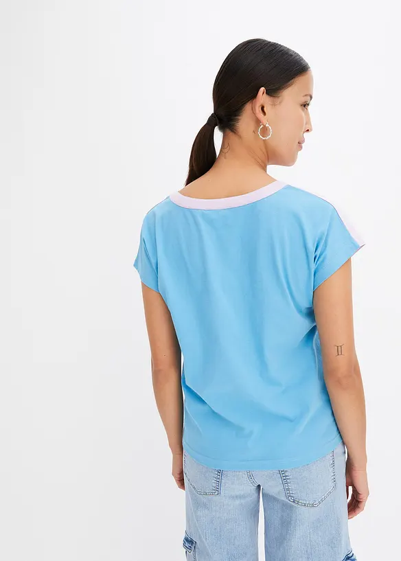 Tričko henley s efektem ombré, bonprix