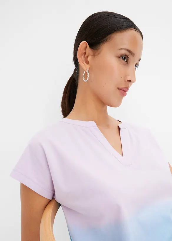Tričko henley s efektem ombré, bonprix