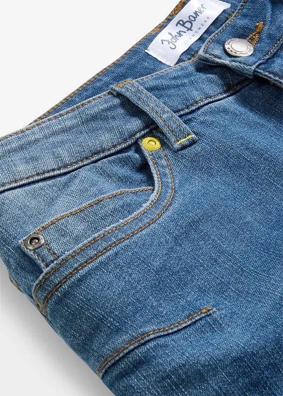 Termo džíny Slim Fit, s flanelovou podšívkou, Tapered, bonprix