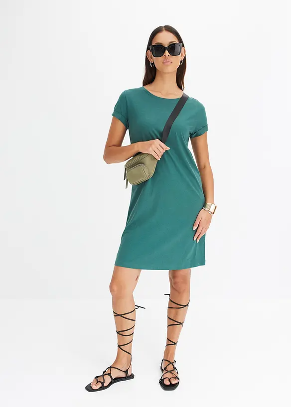 Úpletové oversize šaty, bonprix