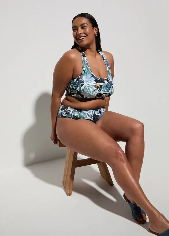 Bikiny s podprsenkovým topem s překříženými ramínky (2dílná souprava), bonprix