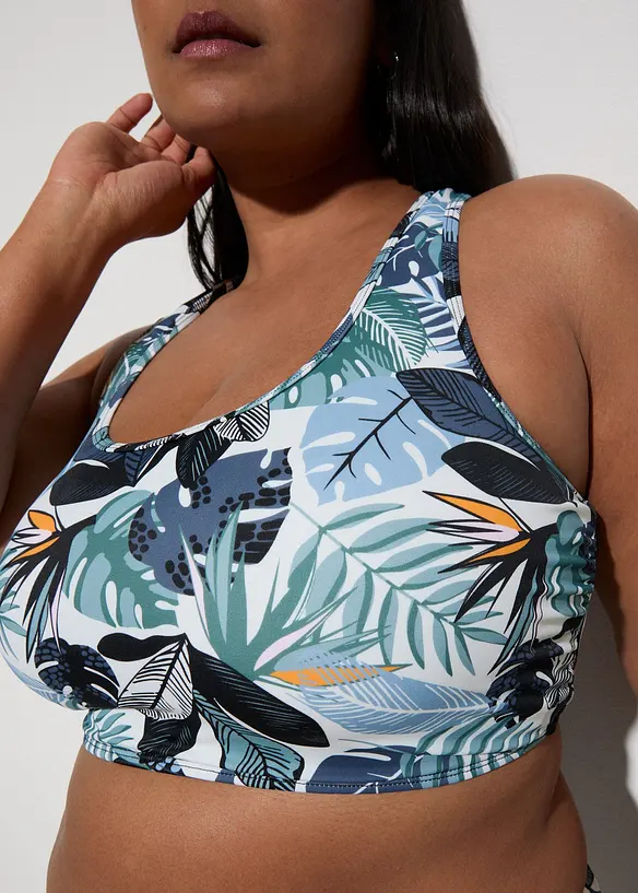 Bikiny s podprsenkovým topem s překříženými ramínky (2dílná souprava), bonprix