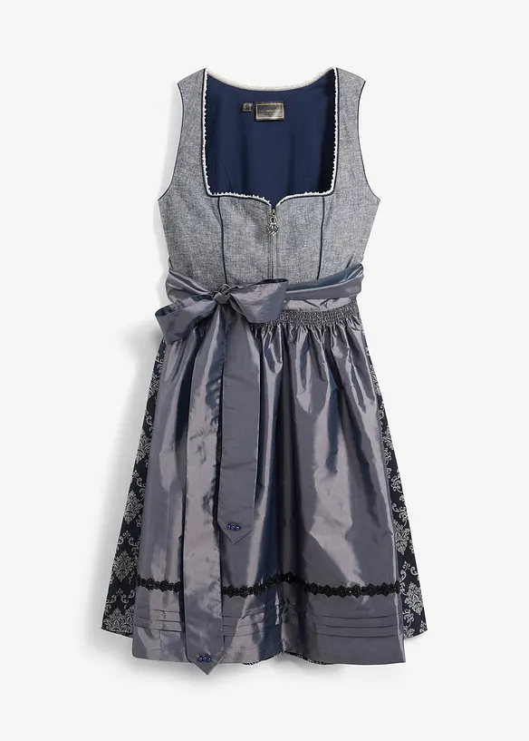 Kroj Dirndl s žakárem a zástěrou (2dílná souprava), bonprix