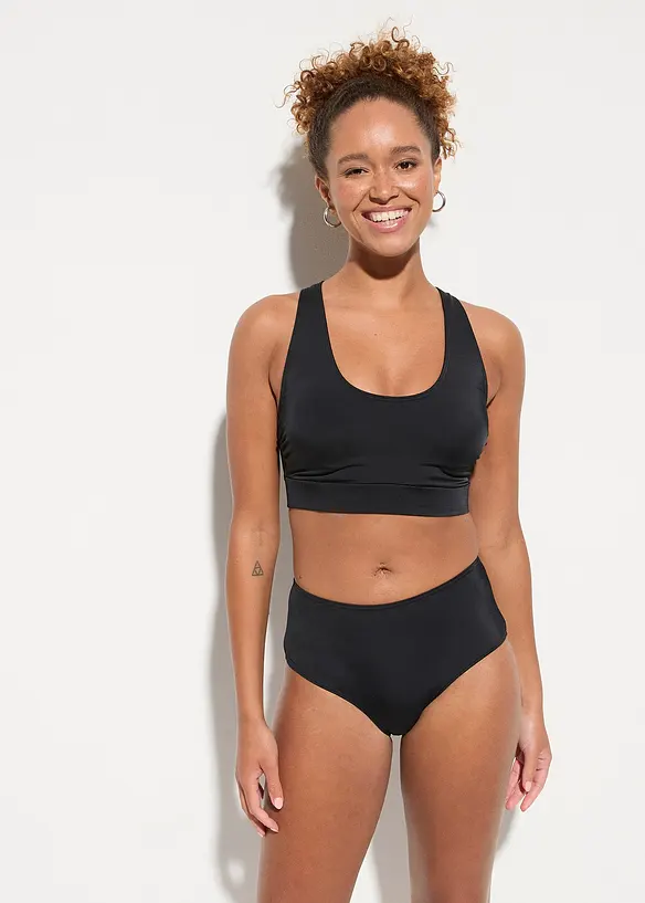 Bikiny s podprsenkovým topem s boxerským střihem zad (2dílná souprava, bonprix
