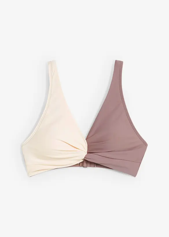 Bikinový podprsenkový top s přetočením, bonprix