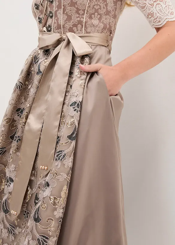 Kroj Dirndl se zástěrou s pajetkami, bonprix