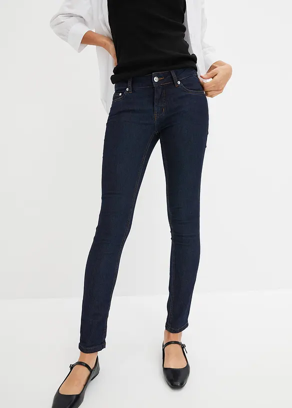 Strečové džíny Skinny, Mid Waist, bonprix
