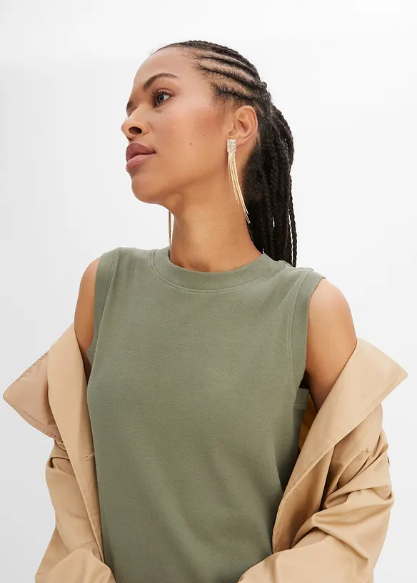 Žerzejové šaty z bavlny se strečem, bonprix