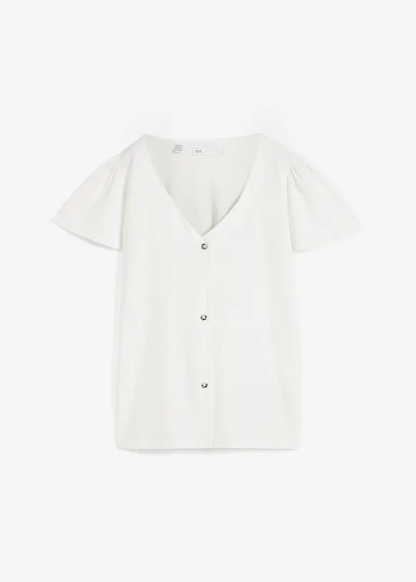Triko s knoflíkovou légou, bonprix