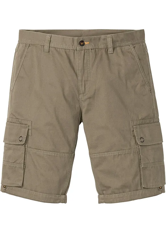 Cargo bermudy z čisté bavlny, Regular Fit, bonprix