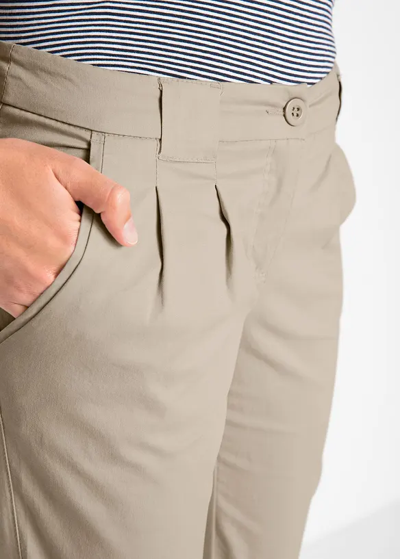 Strečové chino kalhoty, bonprix