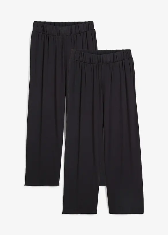 7/8 kalhoty, High Waist (2 ks v balení), bonprix