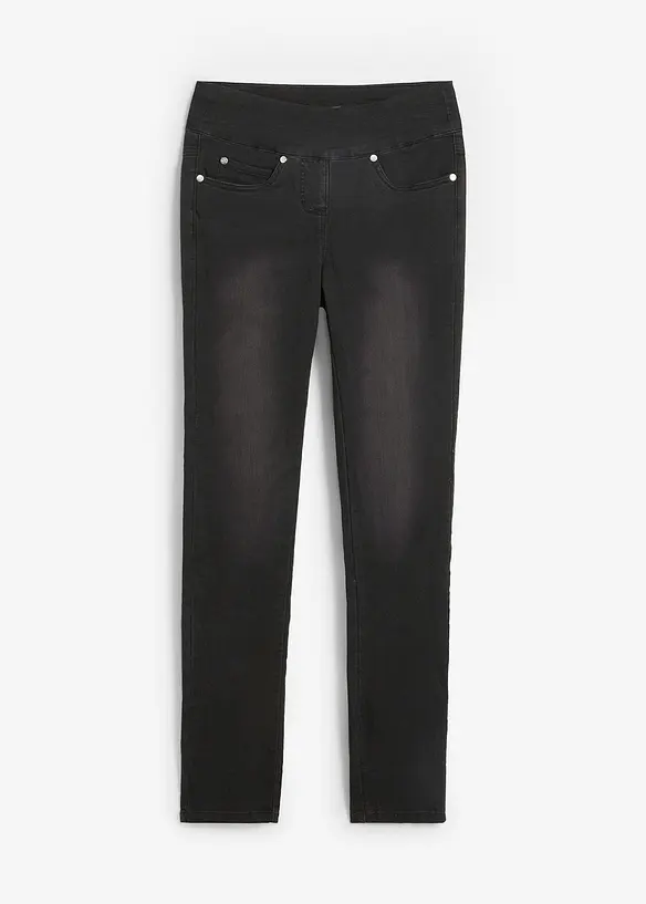 Straight džíny Mid Waist, Super Stretch, s pohodlným pasem, bonprix