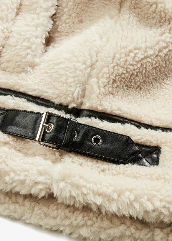 Bunda z umělé jehněčí kůže, bonprix