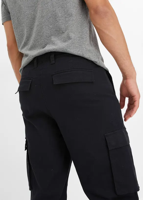 Strečové cargo kalhoty Loose Fit, extra široké, bonprix