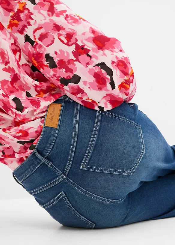 Džíny Wide Leg, High Waist, bonprix